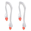 Wholesale Alloy Geometric Irregular Line Water Drop Earrings For Women With Electroplating