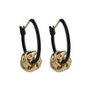 Wholesale Alloy Geometric Knotted Hoop Earrings For Women Retro Elegant Electroplated