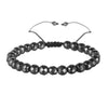 Wholesale Alloy Geometric Love Flat And Round Beads Hand Woven Adjustable Unisex Bracelet