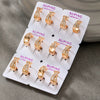 Wholesale Alloy Geometric Micro Inlaid Zircon Round Ear Buckle Electroplated Women's Earrings Jewelry