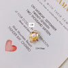 Wholesale Alloy Geometric Pearl Flower Shaped Diy Jewelry Accessories Earrings Bracelet Pendant With Electroplating