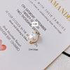 Wholesale Alloy Geometric Pearl Flower Shaped Diy Jewelry Accessories Earrings Bracelet Pendant With Electroplating