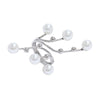 Wholesale Alloy Geometric Pearl Ring For Women With Environmental Protection Treatment
