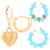 Wholesale Alloy Geometric Punk Style Electroplated Ear Clip Earrings For Women
