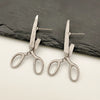 Wholesale Alloy Geometric Retro Scissors Stud Earrings For Women With Electroplating Stainless Steel Ear Needles