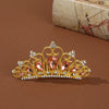 Wholesale Alloy Geometric Rhinestone Comb Crown Electroplated Hair Accessories For Girls