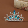 Wholesale Alloy Geometric Rhinestone Comb Crown Electroplated Hair Accessories For Girls