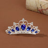Wholesale Alloy Geometric Rhinestone Comb Crown Electroplated Hair Accessories For Girls