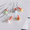 Wholesale Alloy Geometric Round Colorful Earrings Jewelry Accessories