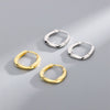 Wholesale Alloy Geometric Round Light Luxury Ear Buckle With Gold Plating