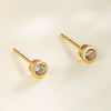 Wholesale Alloy Geometric Round Package Set Earrings Electroplated Minimalist Style For Women
