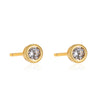 Wholesale Alloy Geometric Round Package Set Earrings Electroplated Minimalist Style For Women
