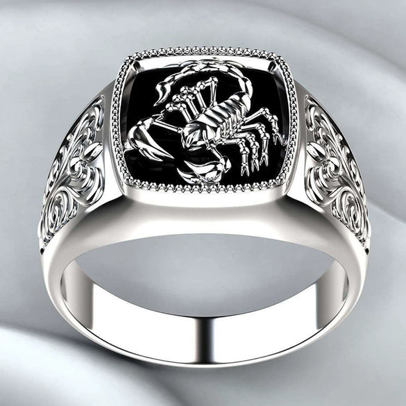 Wholesale Alloy Geometric Scorpion Shape Electroplated Unisex Ring Jewelry