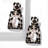 Wholesale Alloy Geometric Shape Diamond Earrings For Women