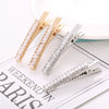Wholesale Alloy Geometric Shining Duck Bill Hairpin For Women With Electroplating