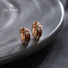 Wholesale Alloy Geometric Style Electroplated 18K Gold Light Luxury Earrings For Women