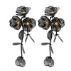 Wholesale Alloy Geometric Style Electroplated Stainless Steel Needle Flower Petals Tassel Earrings For Women
