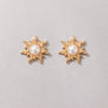 Wholesale Alloy Geometric Sunshaped Electroplated Women's Earrings