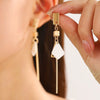 Wholesale Alloy Geometric Tassel Earrings For Women With Electroplating Treatment