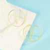 Wholesale Alloy Geometric Three Dimensional Horseshoe Ear Bone Clip For Women Electroplated Design