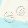 Wholesale Alloy Geometric Three Dimensional Horseshoe Ear Bone Clip For Women Electroplated Design