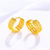 Wholesale Alloy Geometric Twist Women's Earrings With Electroplating