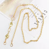 Wholesale Alloy Glossy Specialshaped Chain Electroplated Jewelry Accessories Mobile Phone Case Pendant Antifall Lanyard For Women