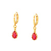 Wholesale Alloy Gold Plated Retro Drop Shape Earrings For Women