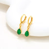 Wholesale Alloy Gold Plated Retro Drop Shape Earrings For Women