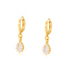 Wholesale Alloy Gold Plated Retro Drop Shape Earrings For Women