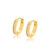 Wholesale Alloy Goldplated Geometric Circle Earrings For Women