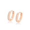 Wholesale Alloy Goldplated Geometric Circle Earrings For Women