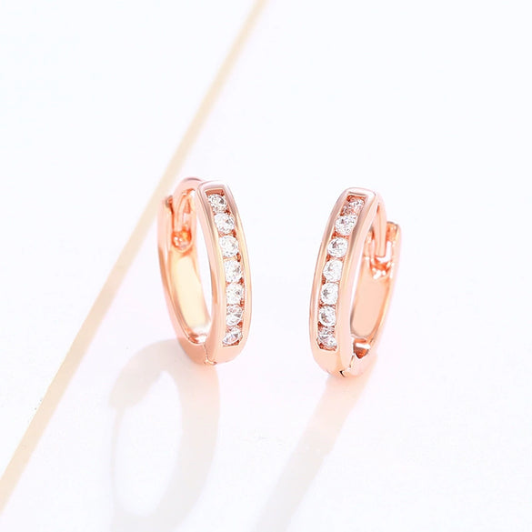 Wholesale Alloy Goldplated Geometric Circle Earrings For Women