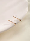 Wholesale Alloy Goldplated Geometric Simple Women's Earrings