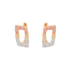 Wholesale Alloy Goldplated Geometric Square Earrings For Women