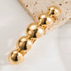 Wholesale Alloy Hair Clip Geometric Bow Electroplating Women's Hair Accessories