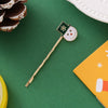 Wholesale Alloy Hair Clips With Christmas Snowman Elk Bell Electroplated Women's Hair Accessories