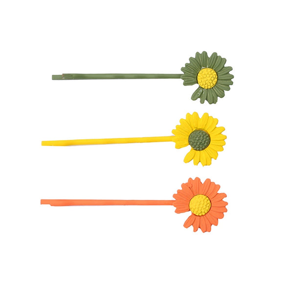 Wholesale Alloy Hair Clips With Plants And Flowers Style And Baking Varnish Treatment