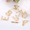 Wholesale Alloy Hairpin With Goldplated Letter And Plaid Pattern Popular Frog Clip Jewelry For Women