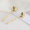 Wholesale Alloy Hairpin With New Moon And Cat Design Cartoon Style Set With Diamonds For Women