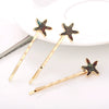 Wholesale Alloy Hairpin With Starfish Shell Design And Electroplating Treatment For Women