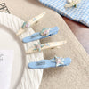 Wholesale Alloy Handmade Cute Flower Shape Hair Clip For Women