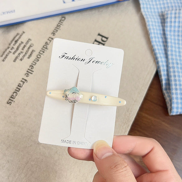 Wholesale Alloy Handmade Cute Flower Shape Hair Clip For Women