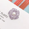 Wholesale Alloy Handmade Flower Diamond Jewelry And Mobile Phone Case Accessories Materials