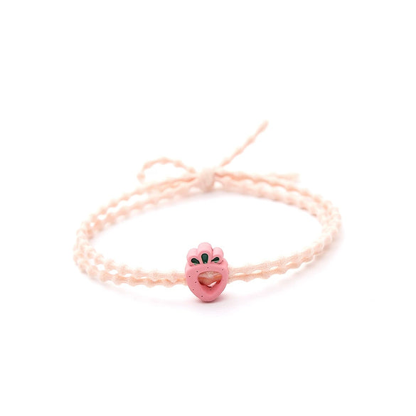 Wholesale Alloy Handmade Fruit Shaped Hair Bands Pineapple Strawberry Carrot Hollow Design