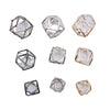 Wholesale Alloy Handmade Hollow Three Dimensional Shaped Zircon Rhinestone Hair Accessories Electroplated