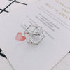 Wholesale Alloy Handmade Hollow Three Dimensional Shaped Zircon Rhinestone Hair Accessories Electroplated