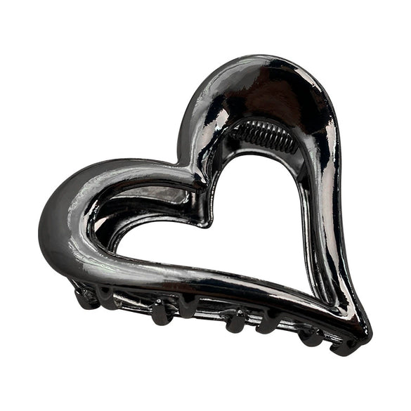 Wholesale Alloy Handmade Hollowout Love Shape Female Hair Shark Clip Hair Accessories