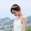 Wholesale Alloy Handmade Retro Baroque Round Cake Crown Diamond Headband Women's Hair Accessories