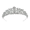 Wholesale Alloy Handmade Retro Baroque Round Cake Crown Diamond Headband Women's Hair Accessories